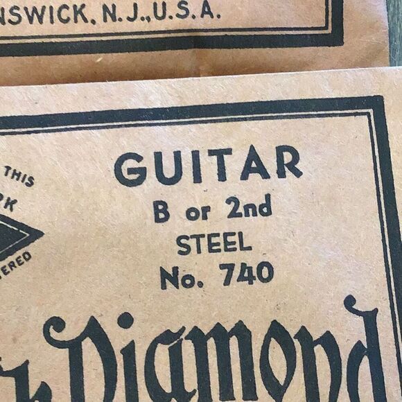 Vintage guitar, strings by black diamond set of five - Picture 7 of 7